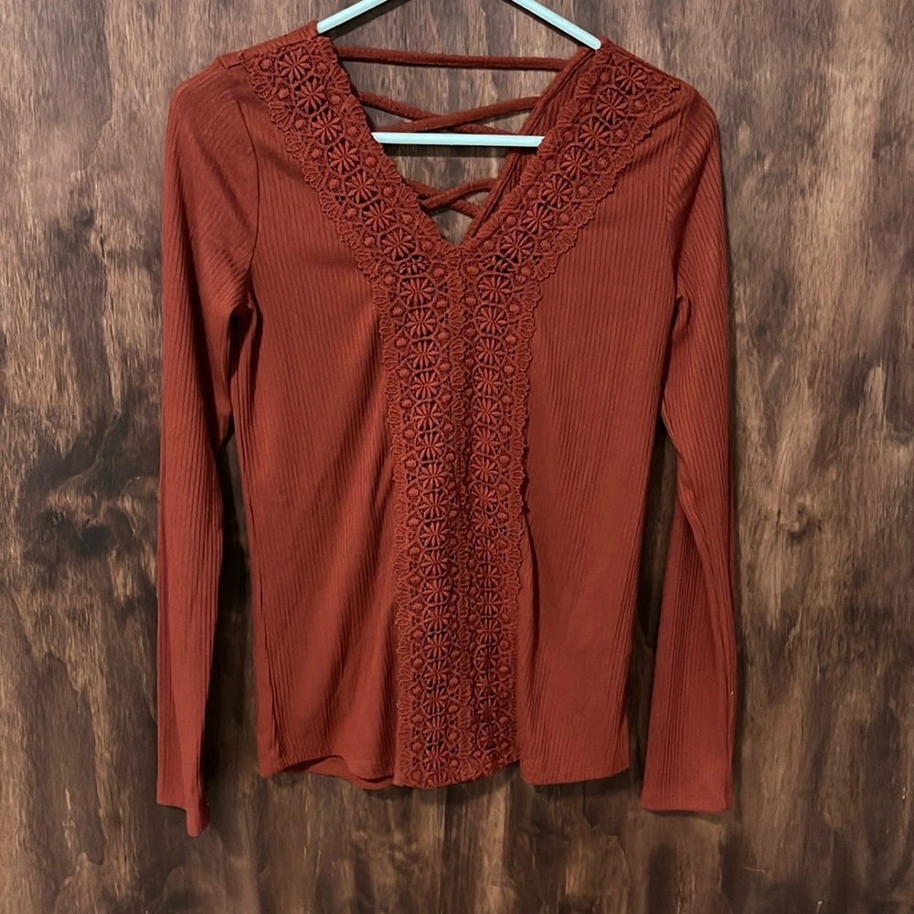 Maurice’s cute burnt orange long sleeve XS